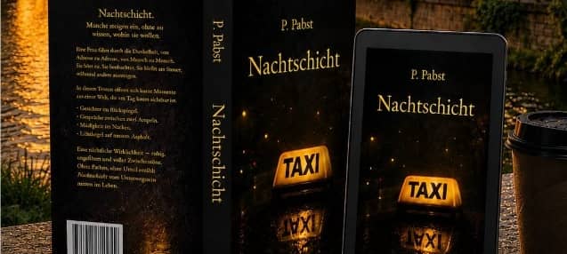 Auf dem Bild ist das Buch "Nachtschicht" von Petra Papst zu sehen.