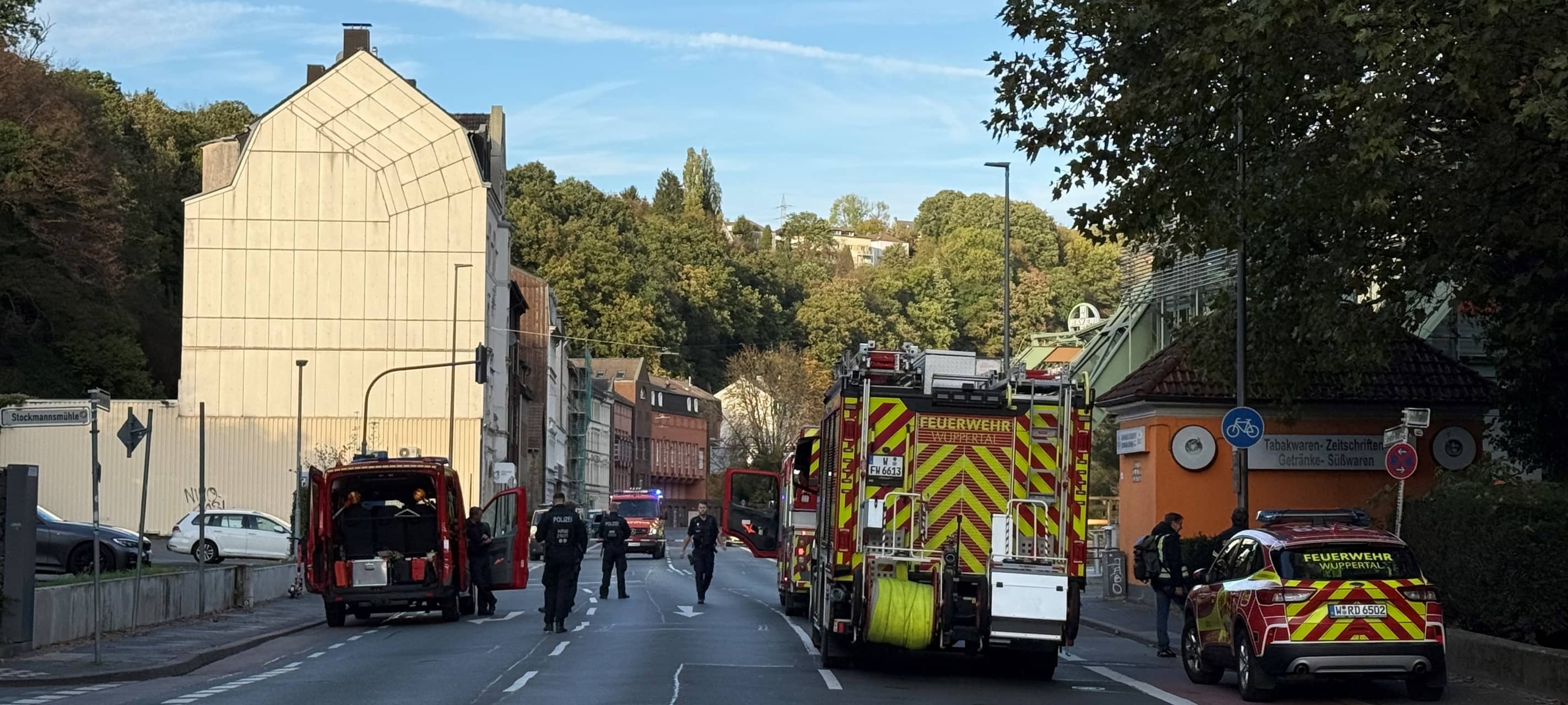 Stadt Wuppertal zum gesperrten Haus