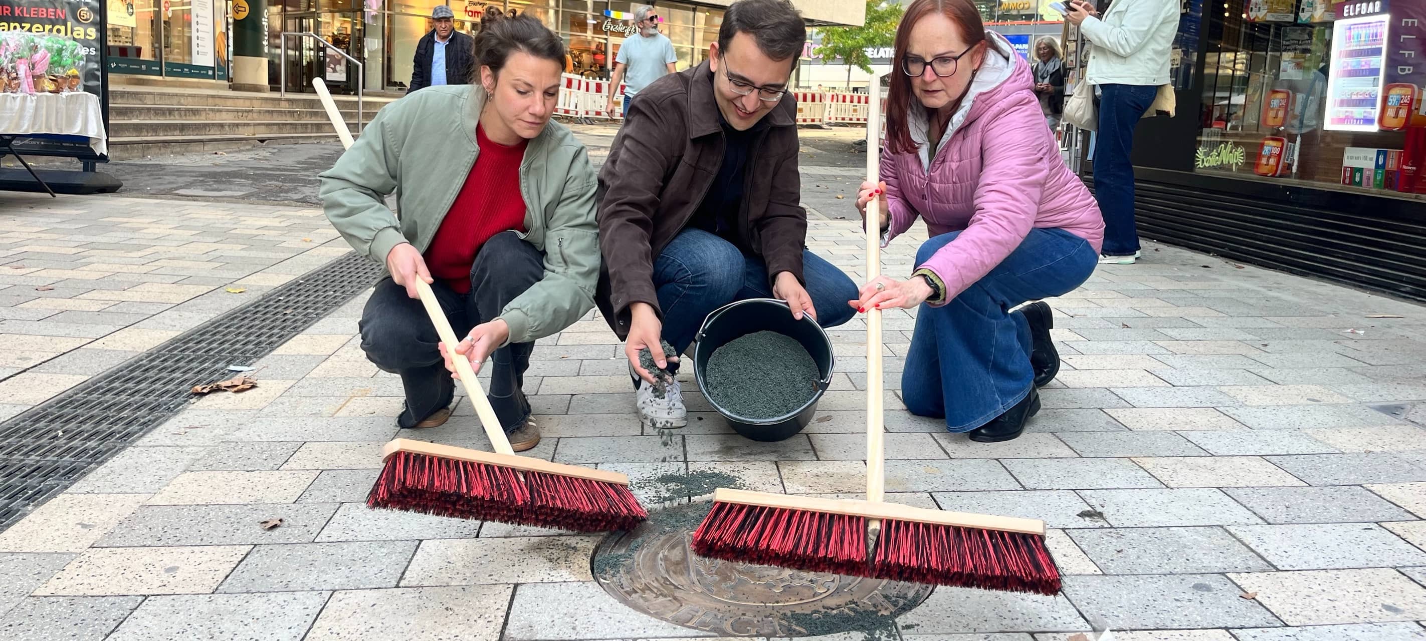 Teile der Fußgängerzone sind fertig
