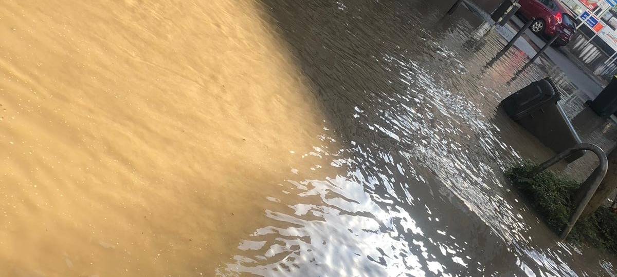 Wasserrohrbruch in Ronsdorf
