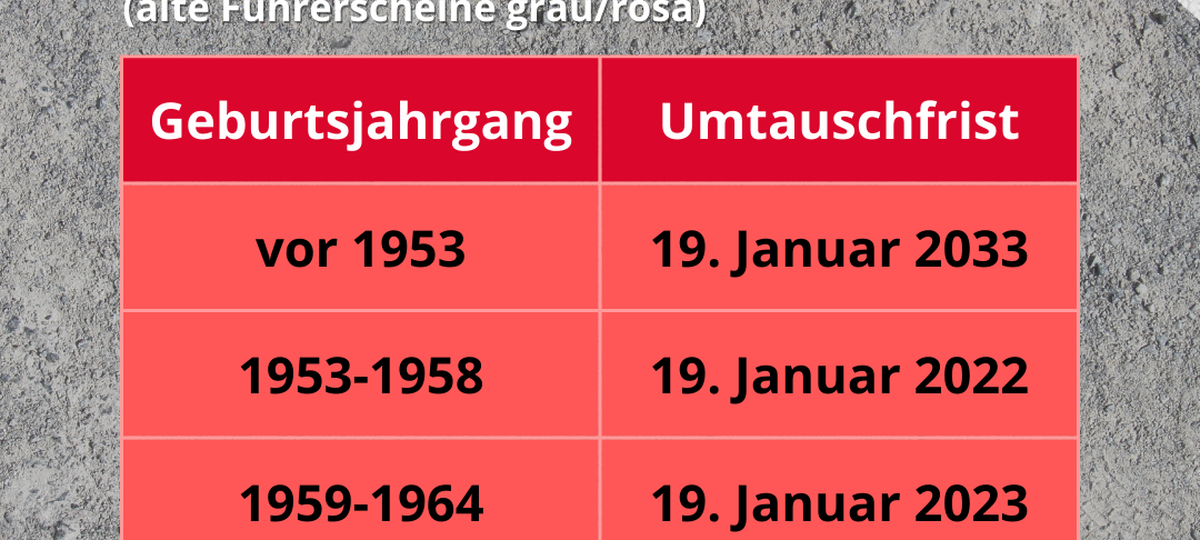 Umtausch der Führerscheine startet