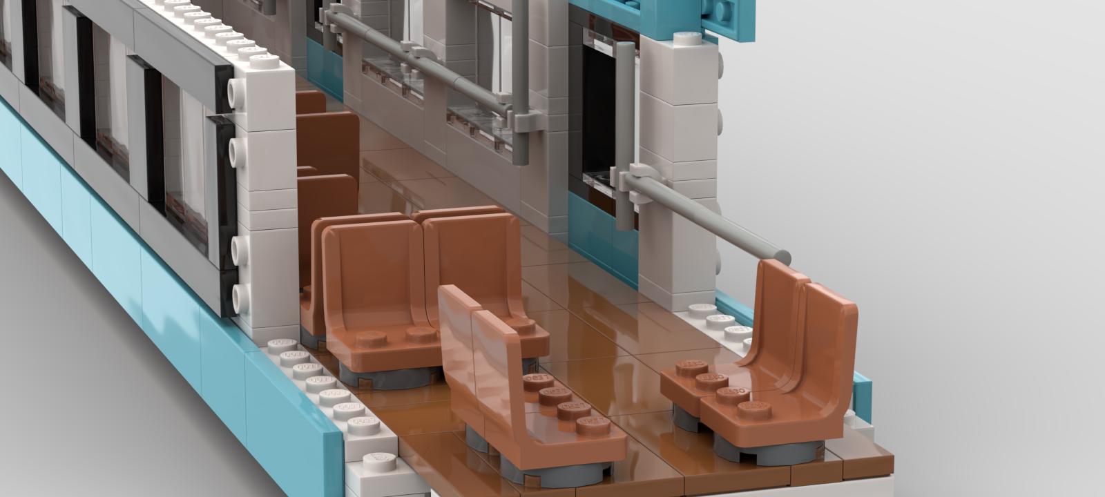 Student entwirft Lego-Schwebebahn