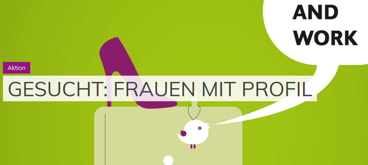 Bewerbung für "Women and Work"