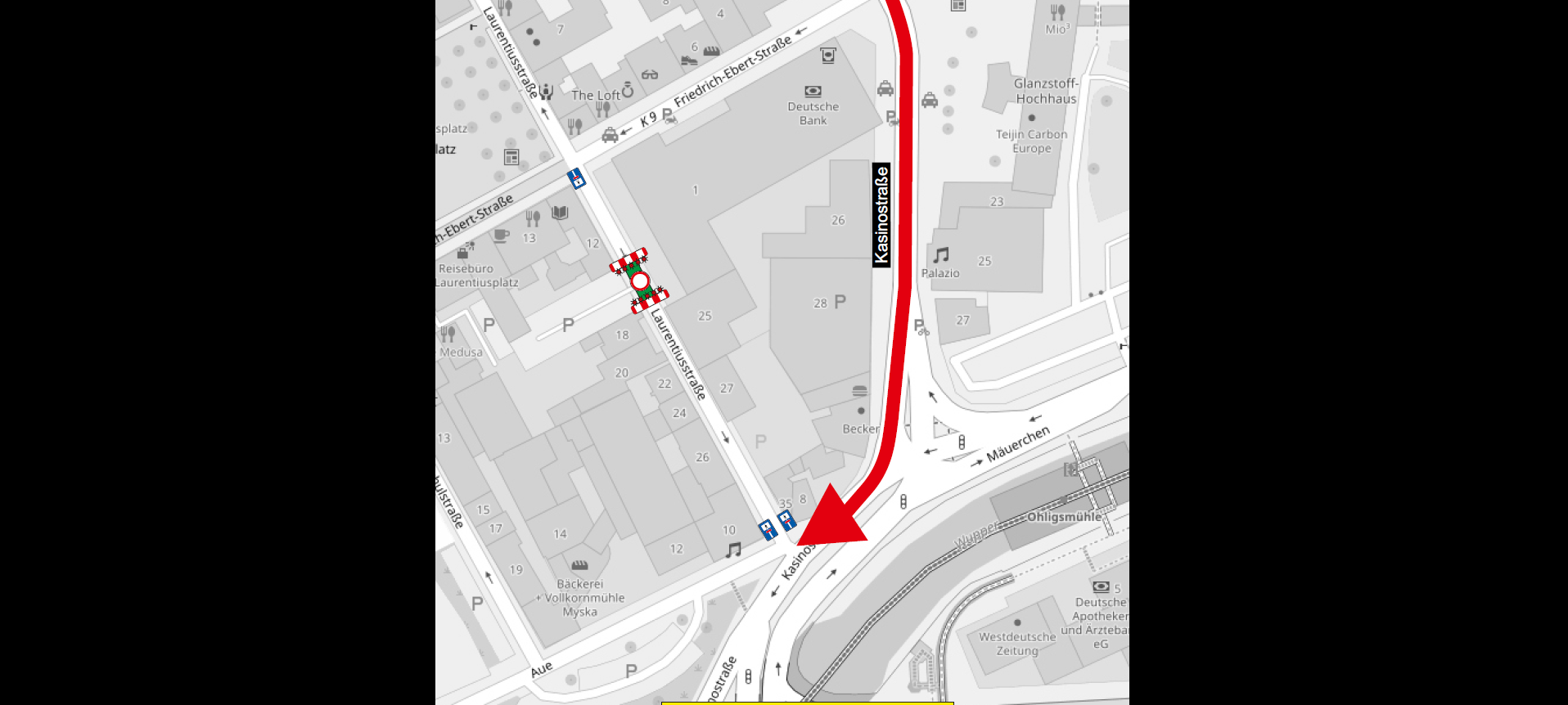 Baustelle am Laurentiusplatz