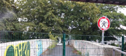 Protest gegen Abriss der Schafbrücke