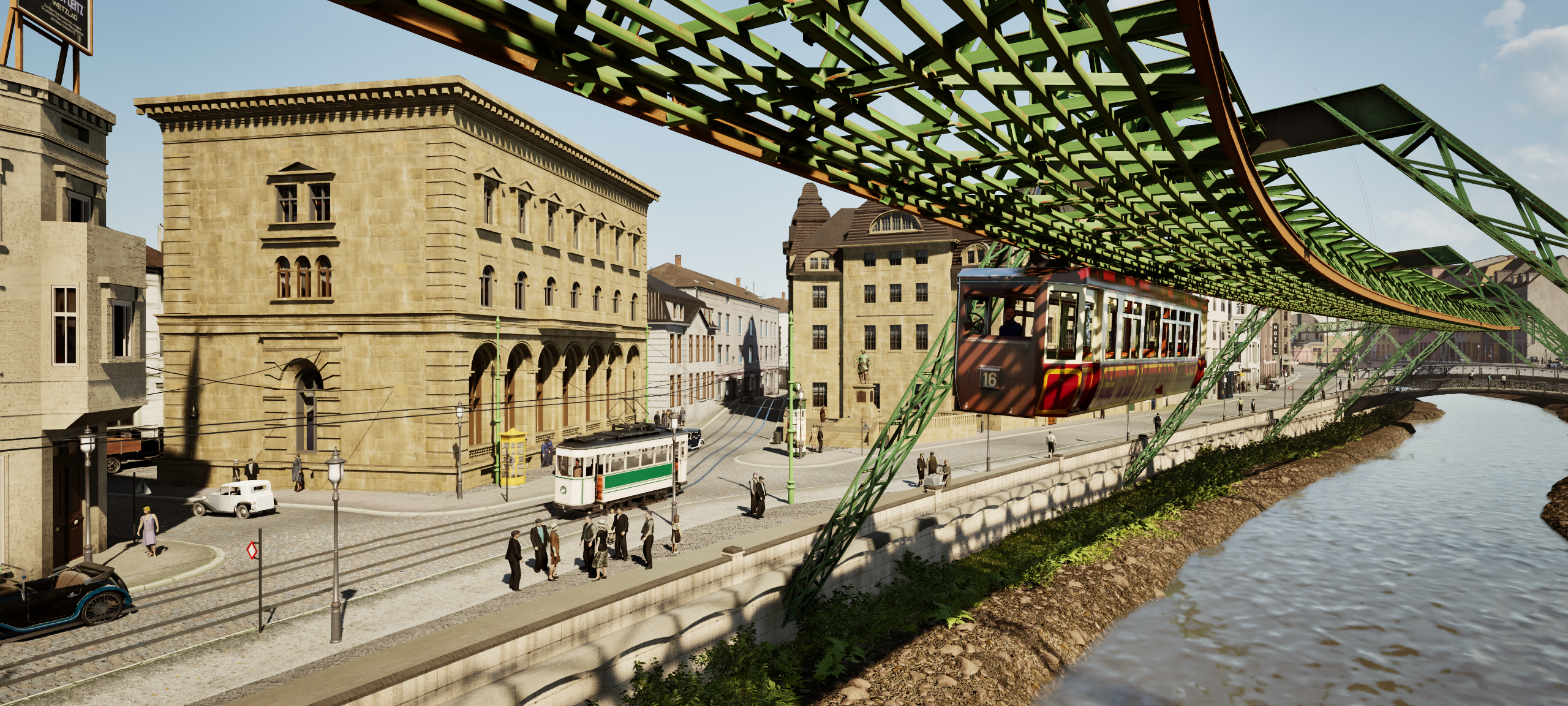 Deutlich weniger Menschen im Schwebodrom