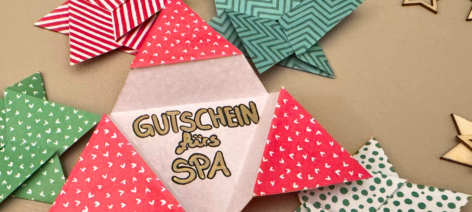 Last-Minute-Weihnachtsgeschenk: Stern-Karte