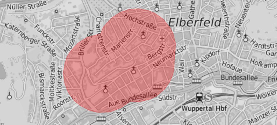 Stromausfall in Elberfeld