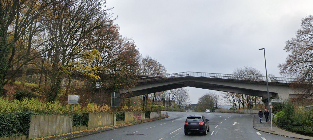 Fußgängerbrücke wird umgebaut