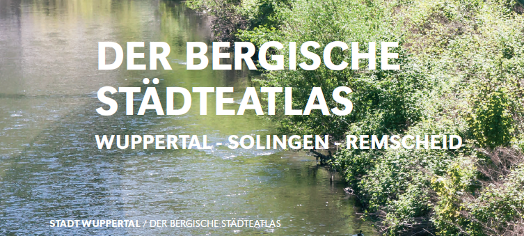 Bergischer Städteatlas Wuppertal Stadtplan Straßenplan Straßenkarte Karte