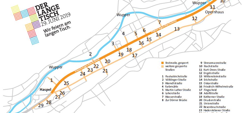 Viele Halteverbote und Straßensperrungen
