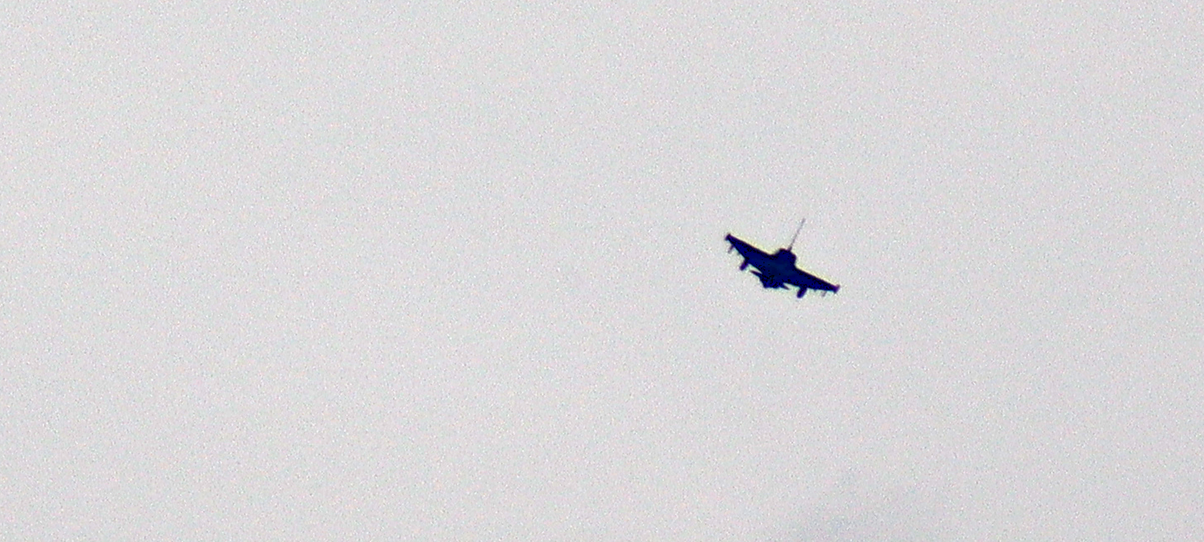 Eurofighter über Wuppertal